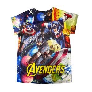 Avengers Youth Short Sleeve Shirt Size Youth Medium